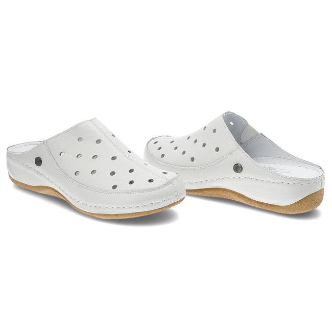 Šľapky Pollonus - 5-1408-007 Biały Floter