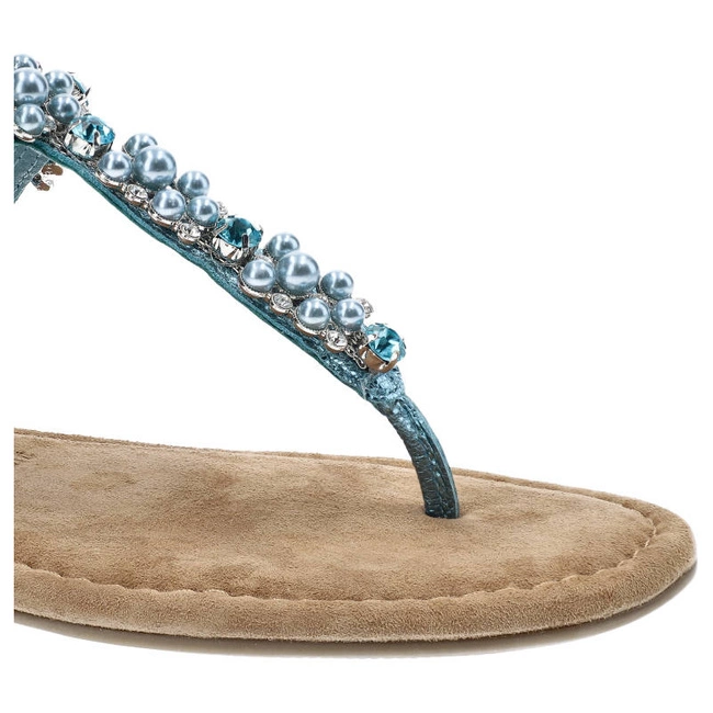 Sandále Tamaris - 1-28152-22 831 Turquoise Met.