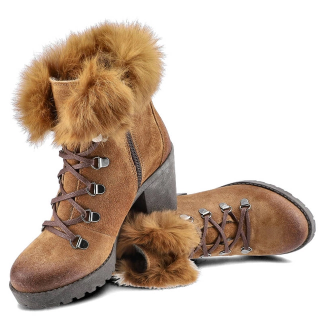 Členkové Topánky Lemar - 60178 W.Brąz/Królik