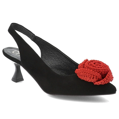 Sandále CHEBELLO - 4666_-037-000-PSK-S7 5 Czarny Zamsz