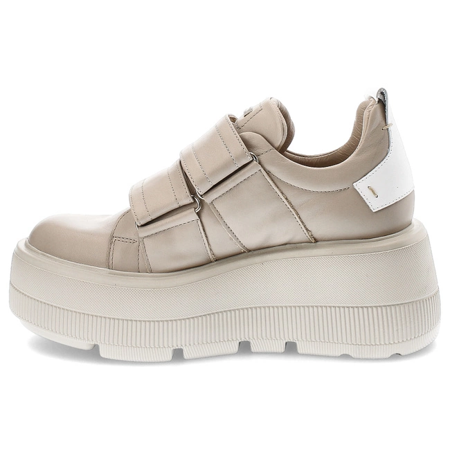 Tenisky Carinii - B9400_-T32-L46-000-G36 Beż/Biały