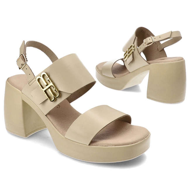 Sandále Armodo - 40417 Bf.Beż+Zł.