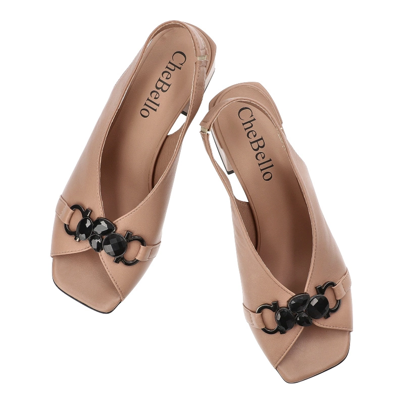 Sandále Chebello - 4089_-313-000-PSK-S182 Beżowy Ciemny