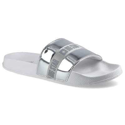 Šľapky Big Star - HH274A043 Srebrny