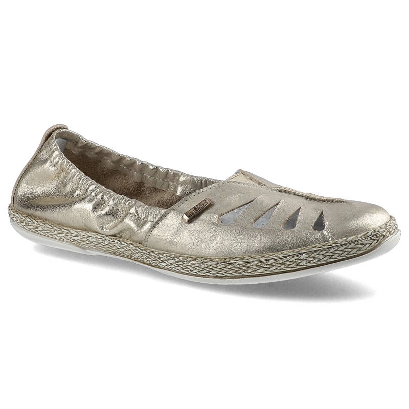 Espadrilky Lemar - 10090 Przec. Kryształ Złoto