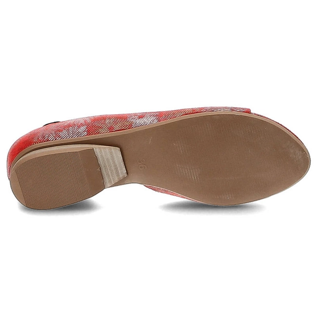 Poltopánky Maciejka - 00554-38/00-5 Czerwone Kwiaty