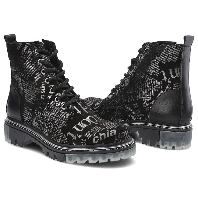 Členkové Topánky Artiker - 49C0728 Black/Silver