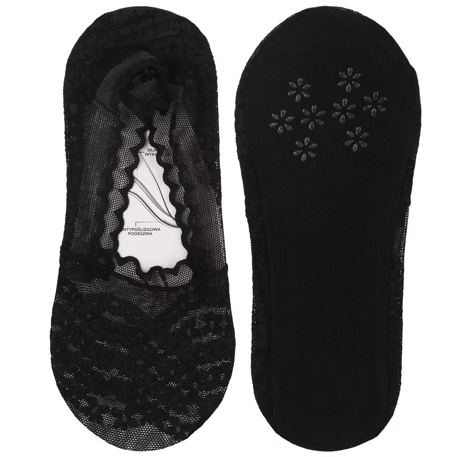 Baleríny MORAJ 3 Pary - CDB250-002 Czarny