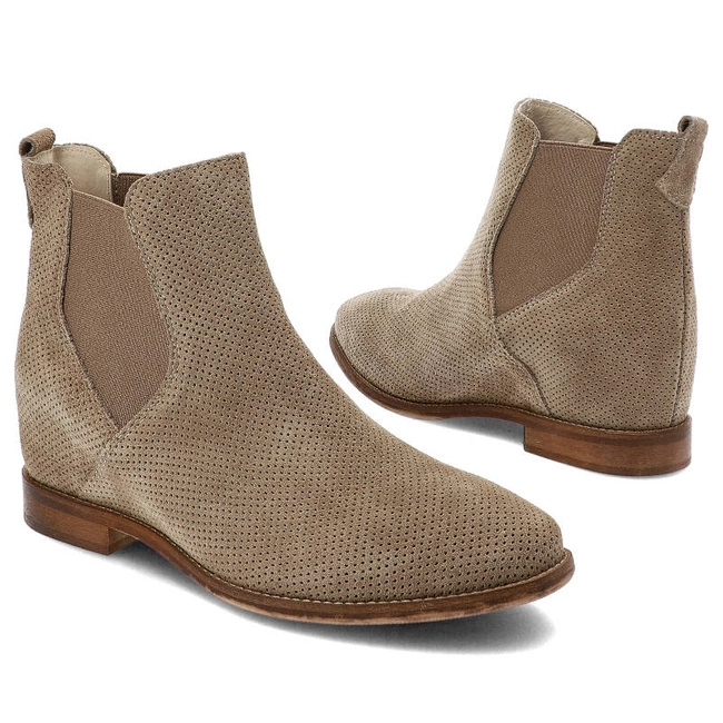 Členkové Topánky Gamis - 3639 Beżowy