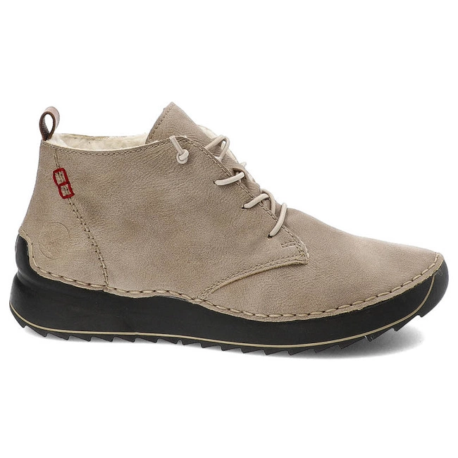 Šnúrovacie Členkové Topánky Rieker - 51510-60 Beige