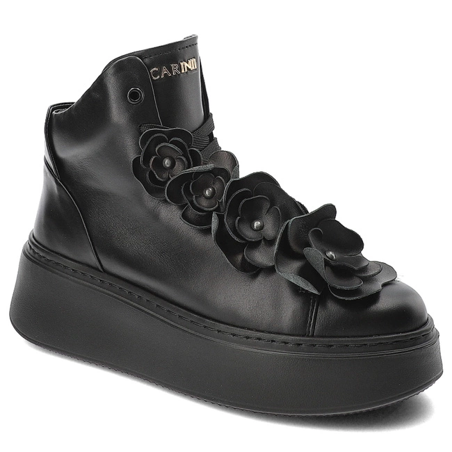 Tenisky Carinii - B9729_-E50-000-000-F69 Czarny