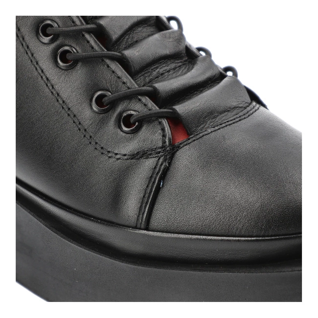 Členkové Topánky Artiker - 55C0817 Czarny/Czerwony