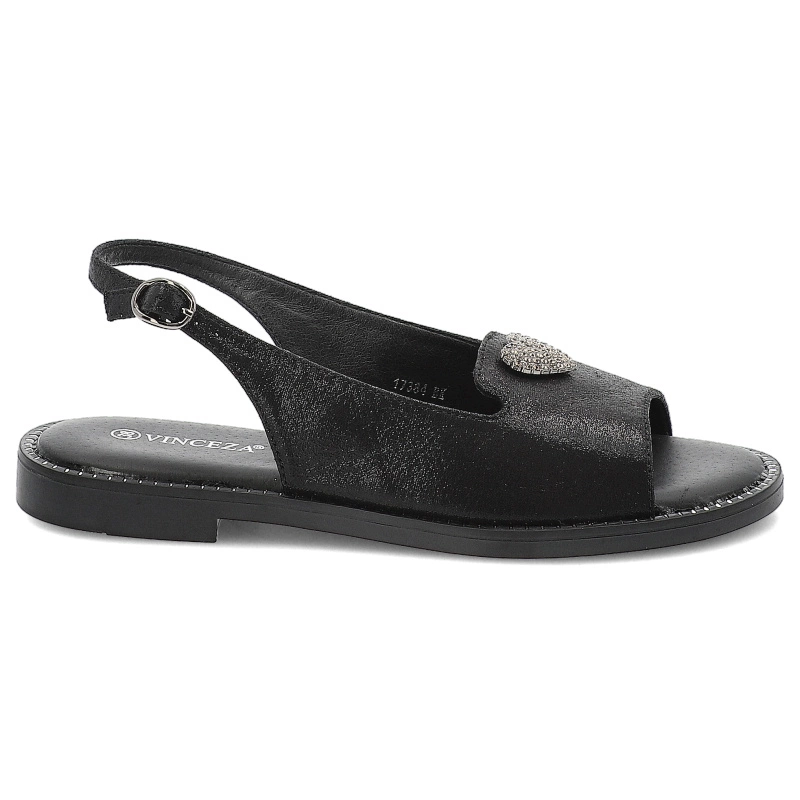 Sandále VINCEZA - 17384 BK Czarny