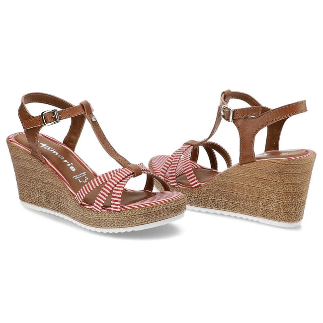 Sandále Tamaris - 1-28380-22 392 Cognac Comb