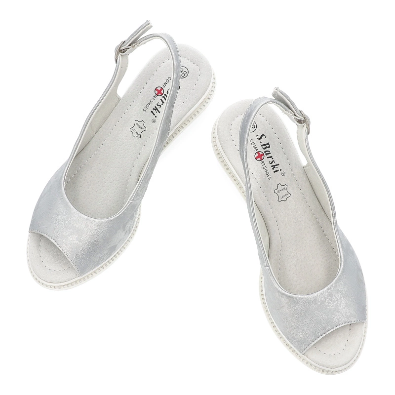 Sandále S.BARSKI - LR51-539 Silver