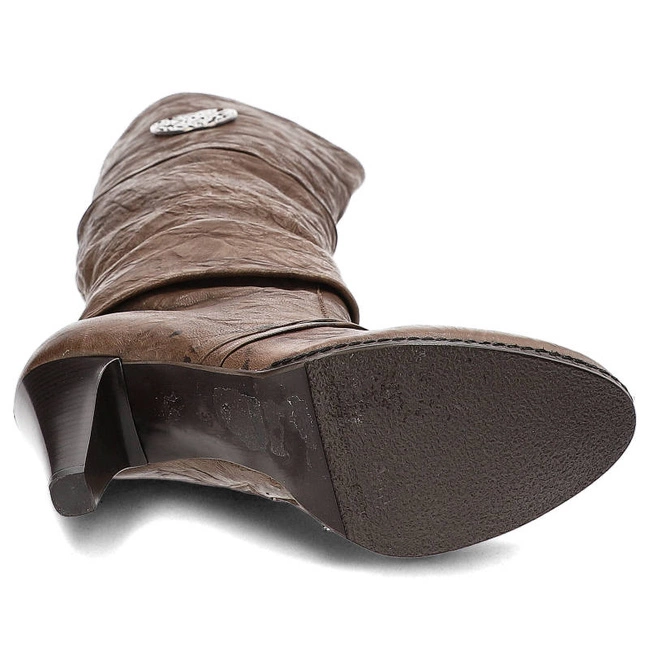 Čižmy Carinii - 15471 Brąz Ciemny