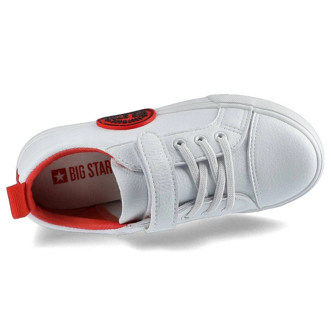Plátenky Big Star - FF374088 Biały/Czerwony
