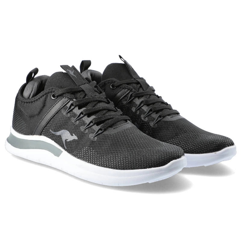 Tenisky Kangaroos - 39136 000 5003 Jet Black/Steel Grey
