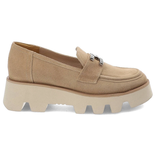 Poltopánky Karino - 4579/007-P Piasek/Welur