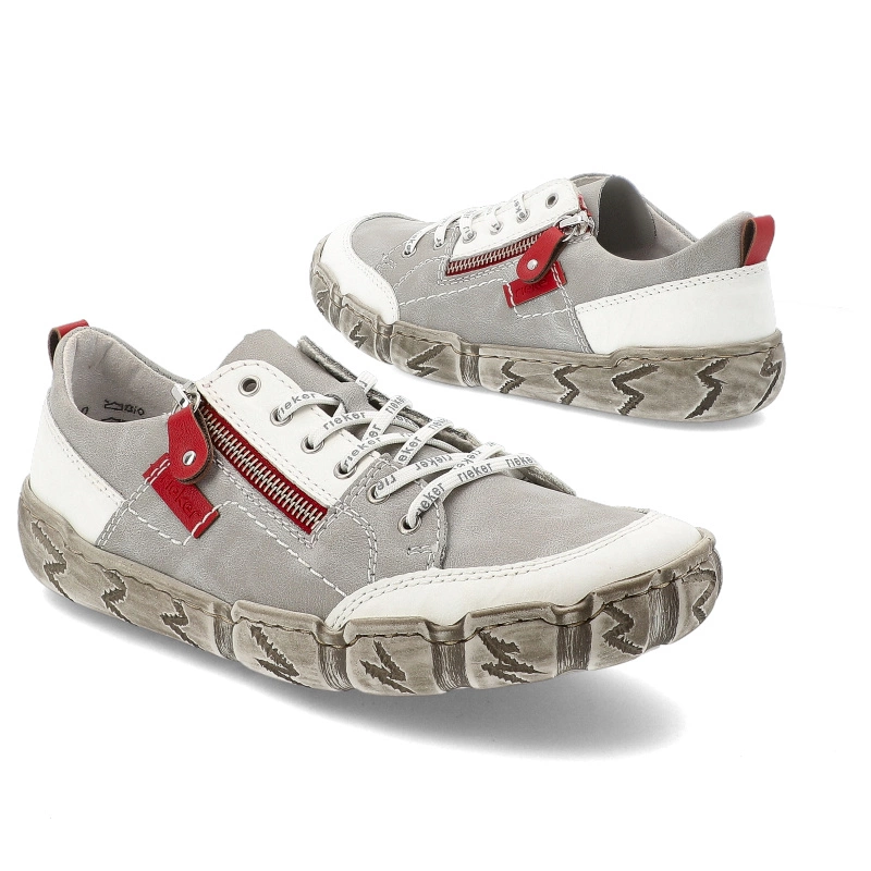 Poltopánky RIEKER - L0302-40 Grey Combination