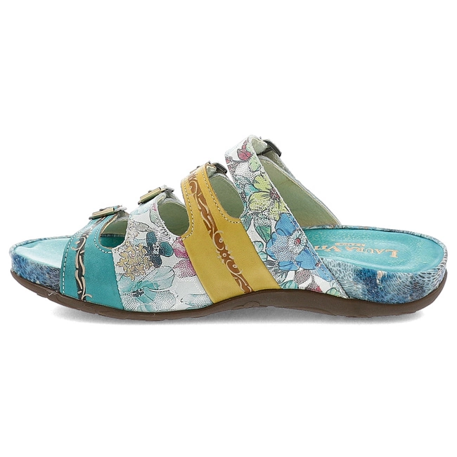 Šľapky LAURA VITA - Lillo 5025 CX1933-50 Turquoise