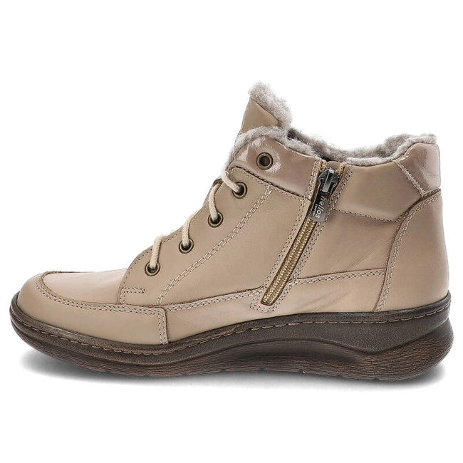 Šnúrovacie Členkové Topánky Helios - 553 Capucino