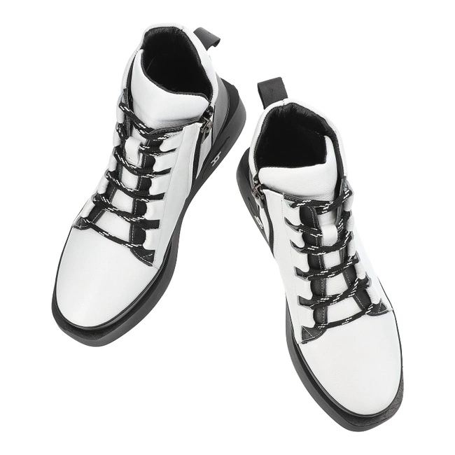 Členkové Topánky Artiker - 55C0812 Biały/Czarny