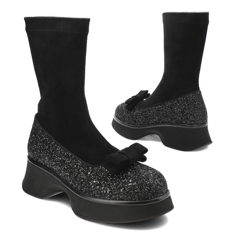 Členkové Topánky Sca'viola - S-288 Black