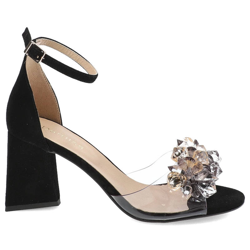 Sandále Damiss - DS-654/A Czarny Zamsz