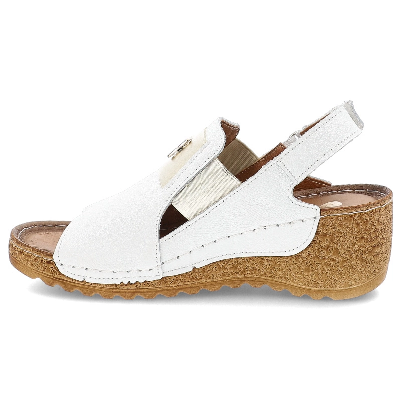 Sandále ARMODO - 50110 V.Biały/Złoty