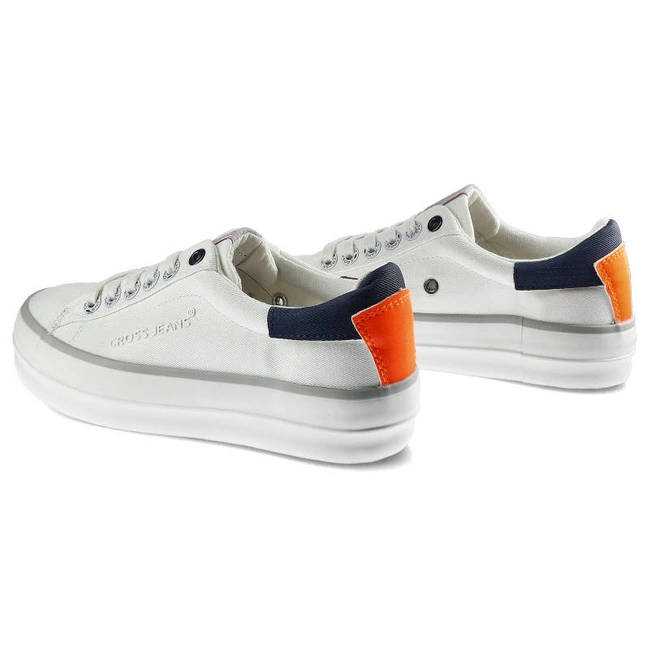 Plátenky Cross Jeans - FF2R4080C Biały