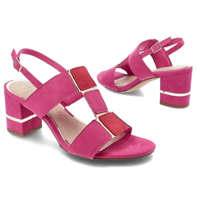 Sandále Marco Tozzi - 2-28314-42 573 Pink/Red