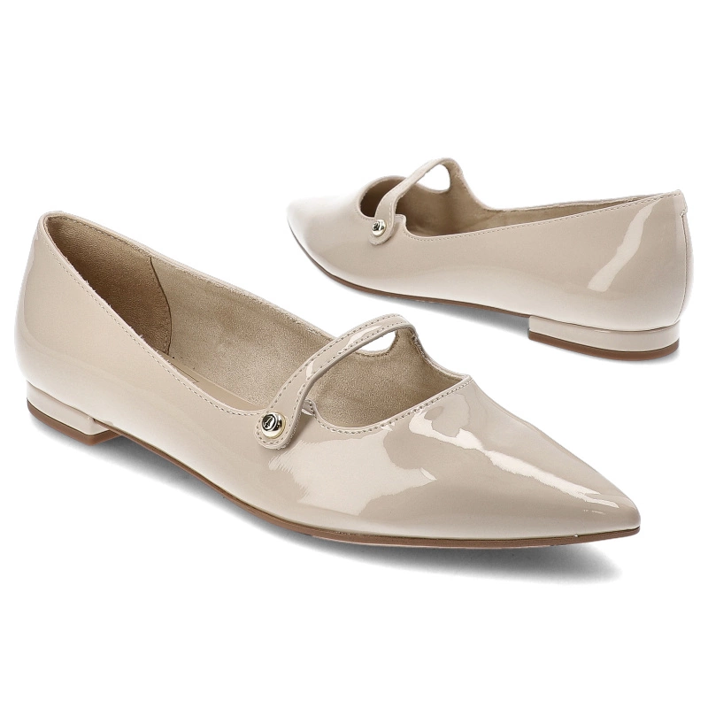Baleríny Tamaris - 1-22101-42 418 Ivory