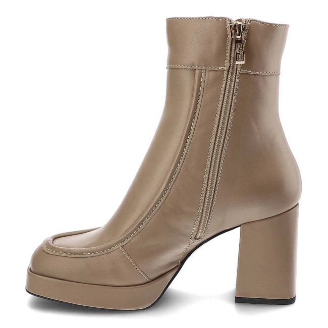 Členkové Topánky Simen - 5589A Ns Beż/Kryształ