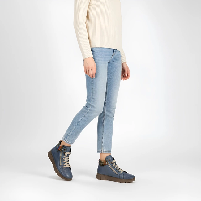 Členkové Topánky RIEKER - N1305-14 Blue