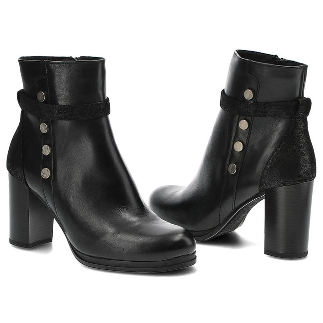 Členkové Topánky Lemar - 60182 M.Czarny Nitki
