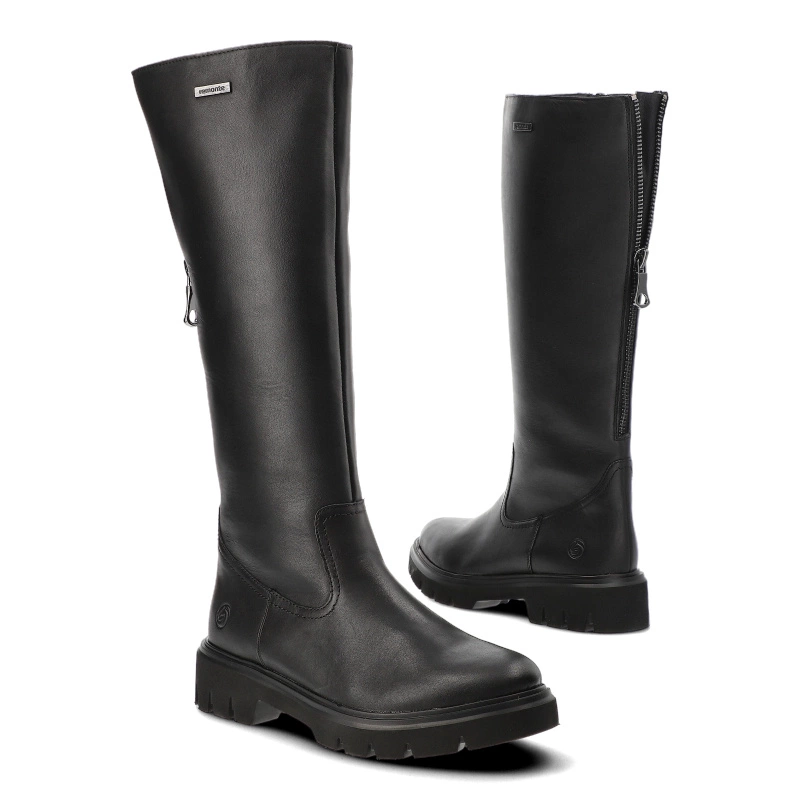 Čižmy Remonte - D1W73-00 Black