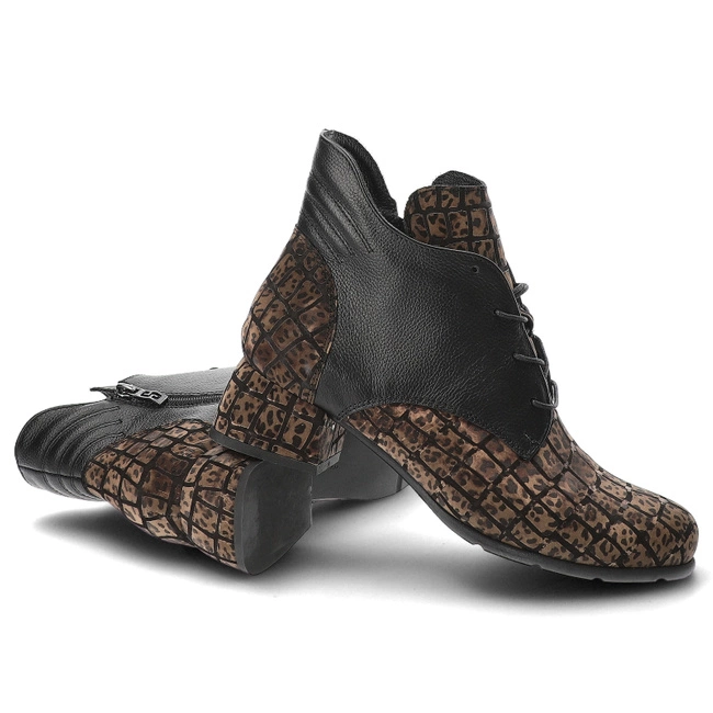 Členkové Topánky Armodo - 6986A Braun/Schwarz