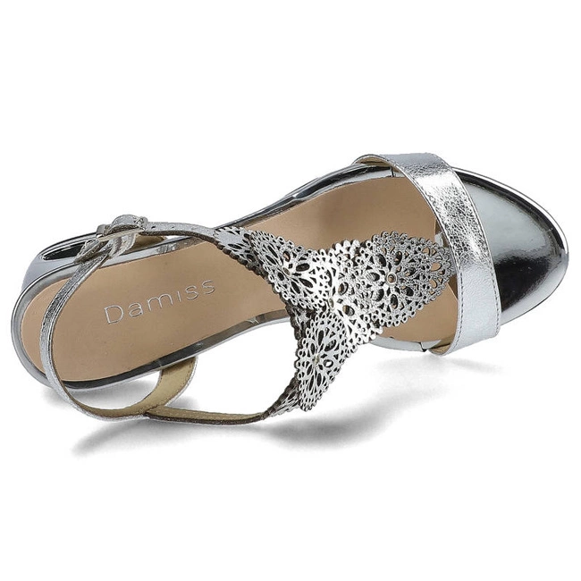 Sandále Damiss - DS-496/8 Srebro Wenus