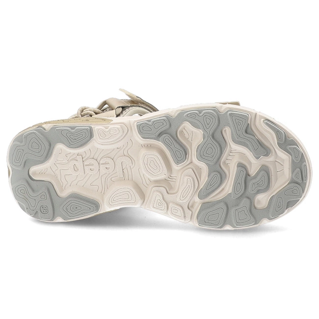 Sandále JEEP - Groove Sandal Laminated JL51582A 263 Platinum