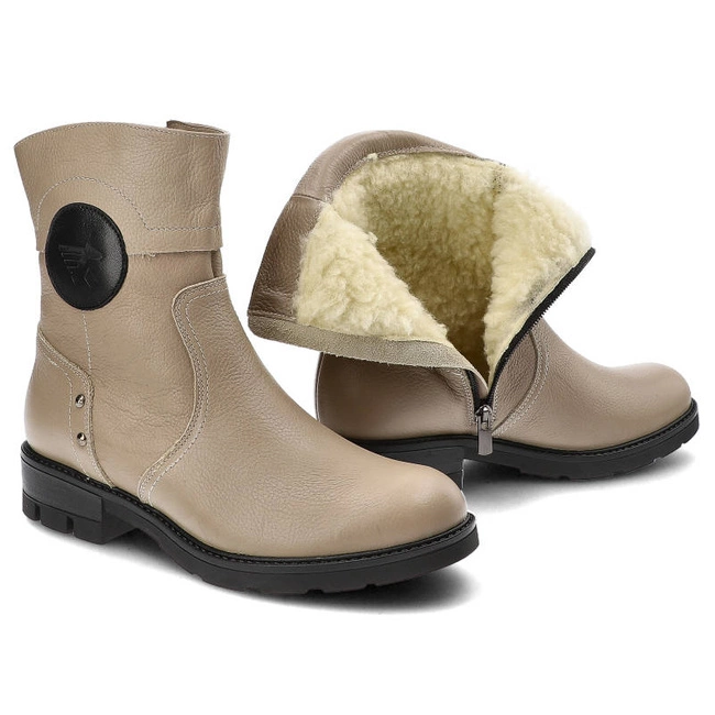 Členkové Topánky Karino - 0913/016-M C.Beż/Lico