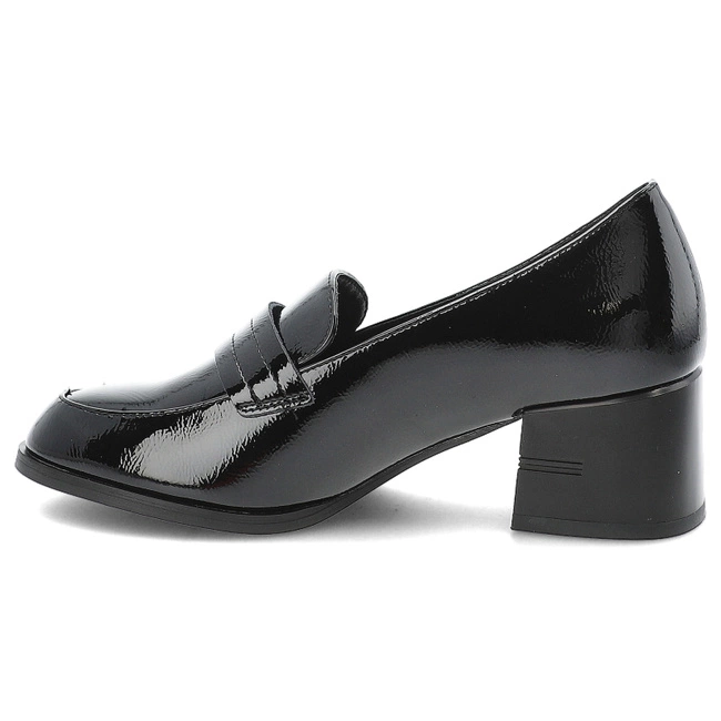 Poltopánky VINCEZA - 18105 BK PT Czarny Lakier