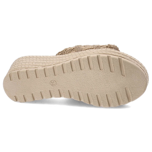 Šľapky Artiker - 52C1287 Ciemnobeżowy