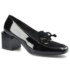 Poltopánky Karino - 3700/090-P Czarny/Lakier