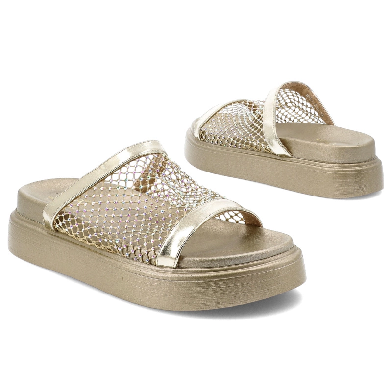 Šľapky S.BARSKI - MY51-016 Gold