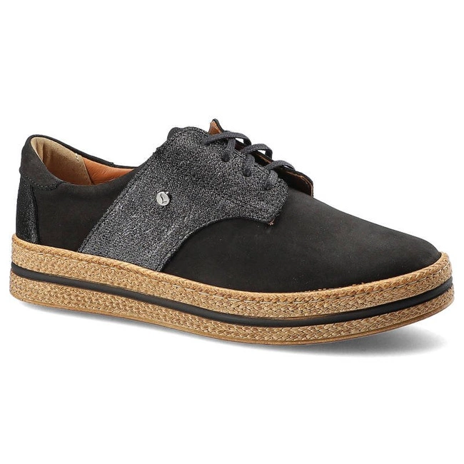 Poltopánky Lemar - 10123 S.Czarny/Brokat Srebro