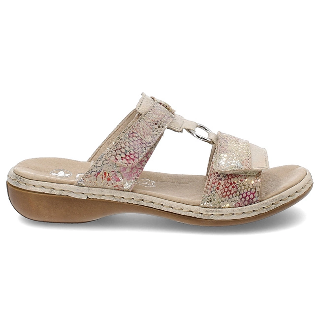 Šľapky Rieker - 659X6-90 Pink