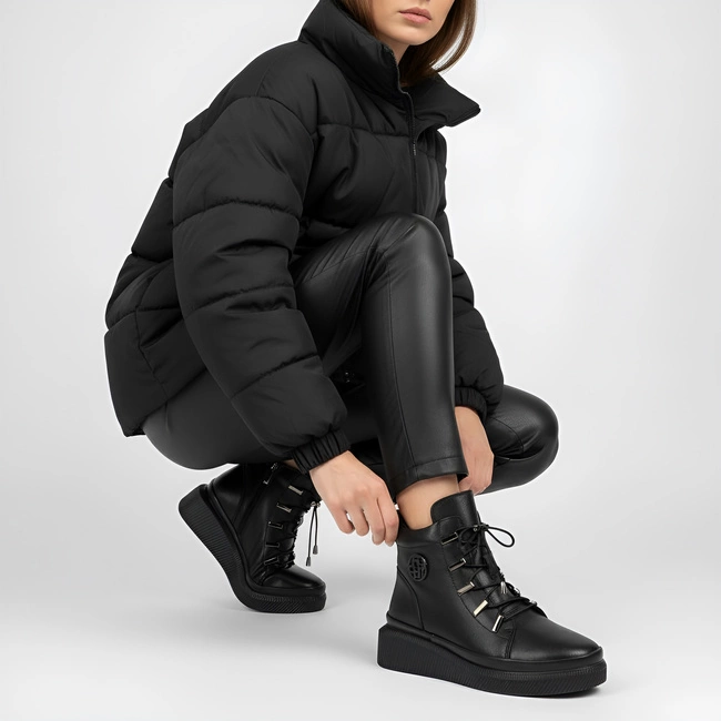 Členkové Topánky FILIPPO - DBT7416/25 BK Czarny