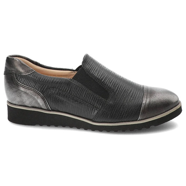 Poltopánky Gamis - 1892 Czarny/Nikiel