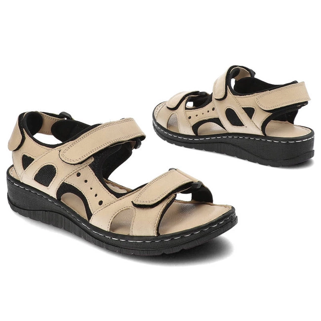Sandále Artiker - 52C0294 Beżowy
